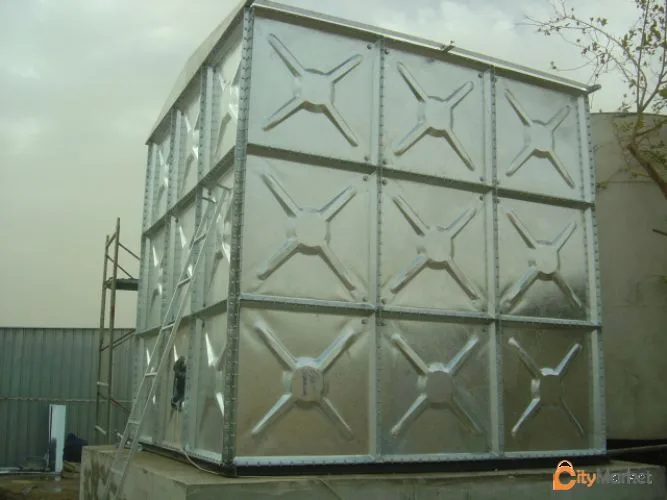 Photo 2 of Galvanized steel prefabricated tank