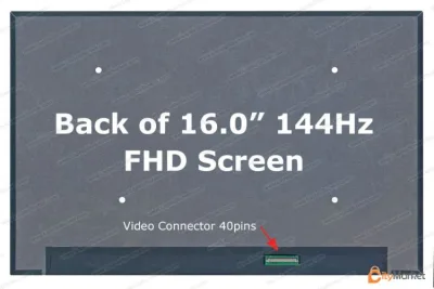 16.0" IPS 144Hz screen for Lenovo (Legion, LOQ ), MSI, Acer