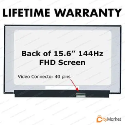 15.6" 144 Hz , 40 pin , slim FHD ლეპტოპის ეკრანი