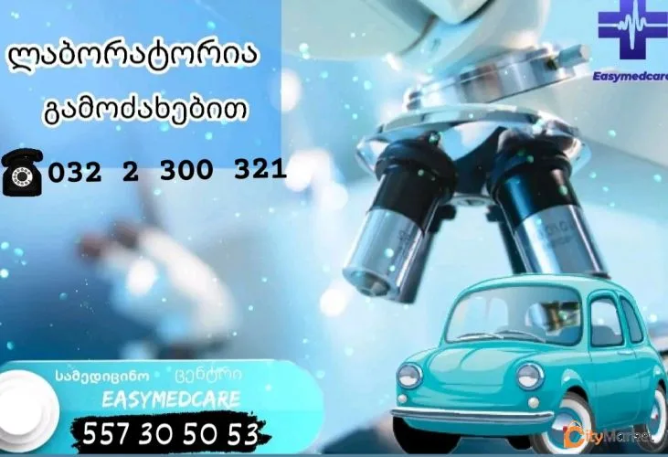 ფოტო 1 — ლაბორატორიული კვლევა სასურველ მისამართზე