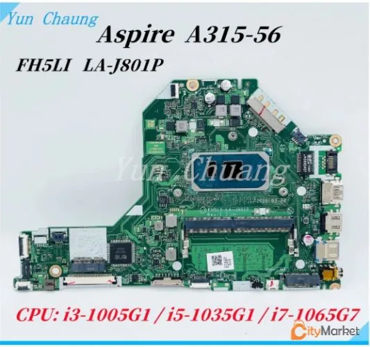 Photo 2 of Parts of Acer Aspire A315-56, motherboard LA-J801P