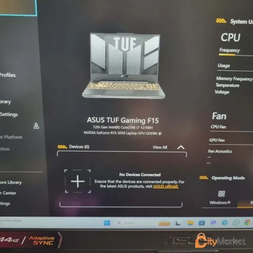 ფოტო 3 — გეიმინგი ლეპტოპი ASUS TUF GAMING F15 FX507ZC4 i7-12700H 16GB M.2 1TB RTX 3050