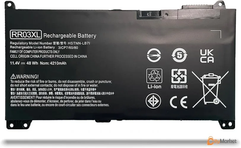 ფოტო 1 — HP ProBook 430 440 450 455 470 G4 G5 Battery RR03XL